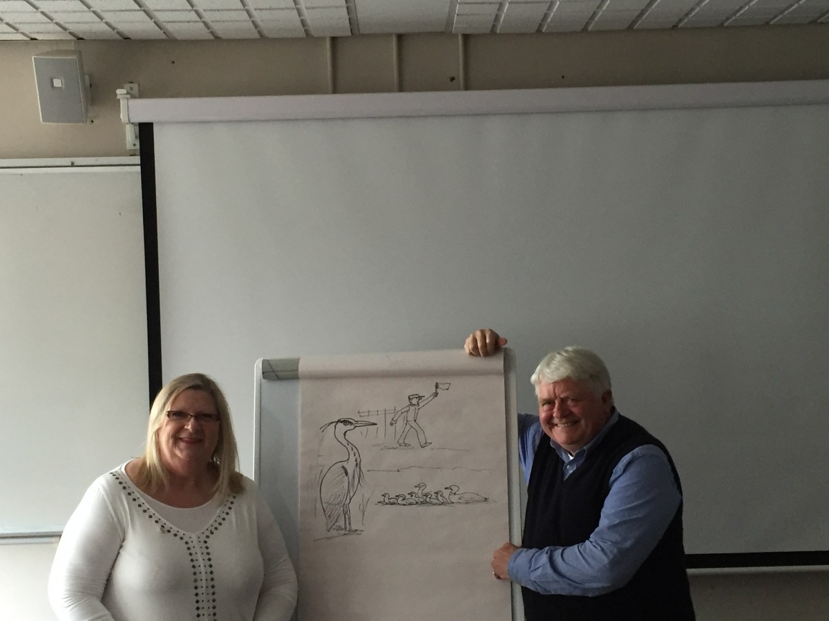 Marita and Don Conroy in DIT Aungier Street