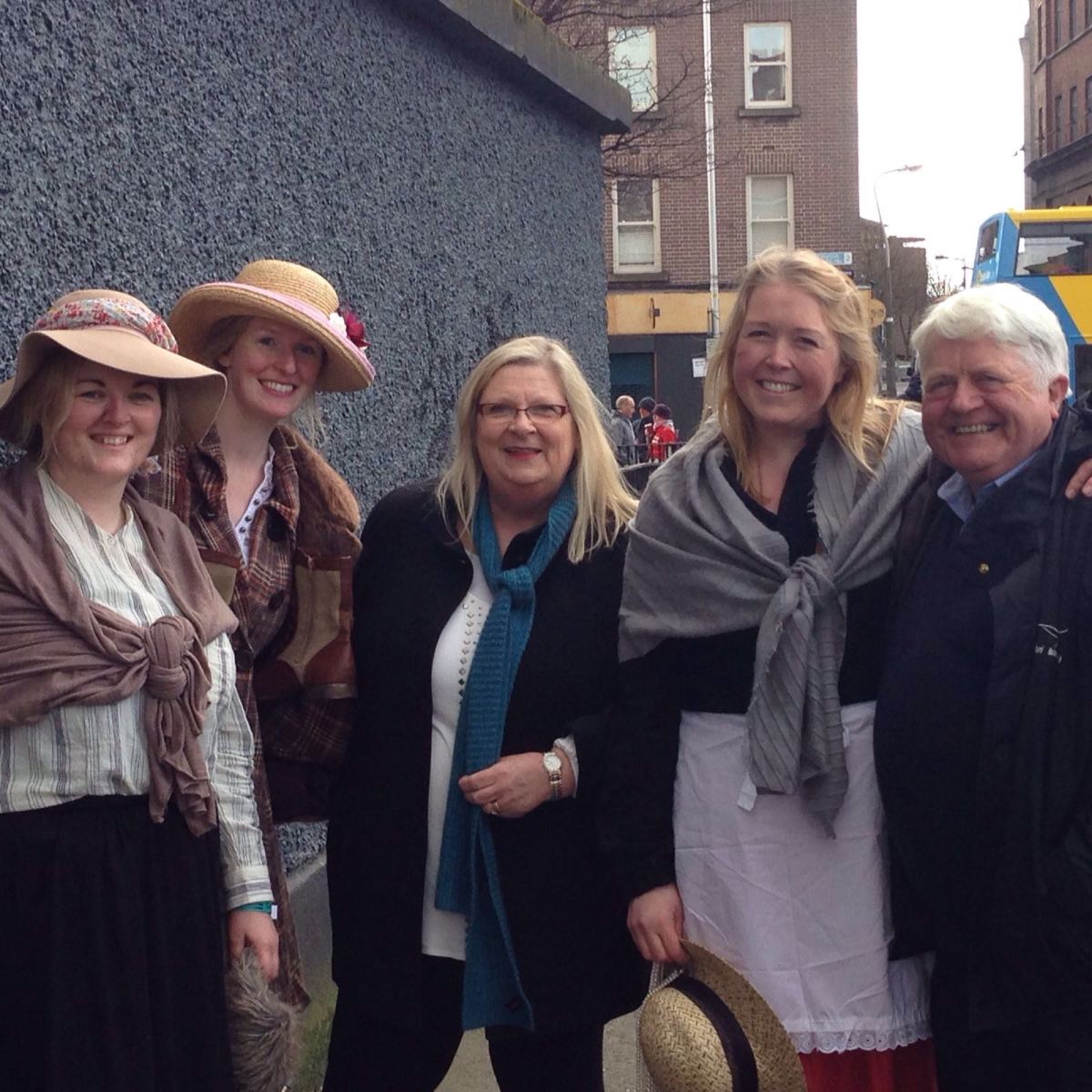Marita, Don and some teachers in 1916 costume