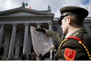 Reading of the Proclamation Easter Sunday 2016