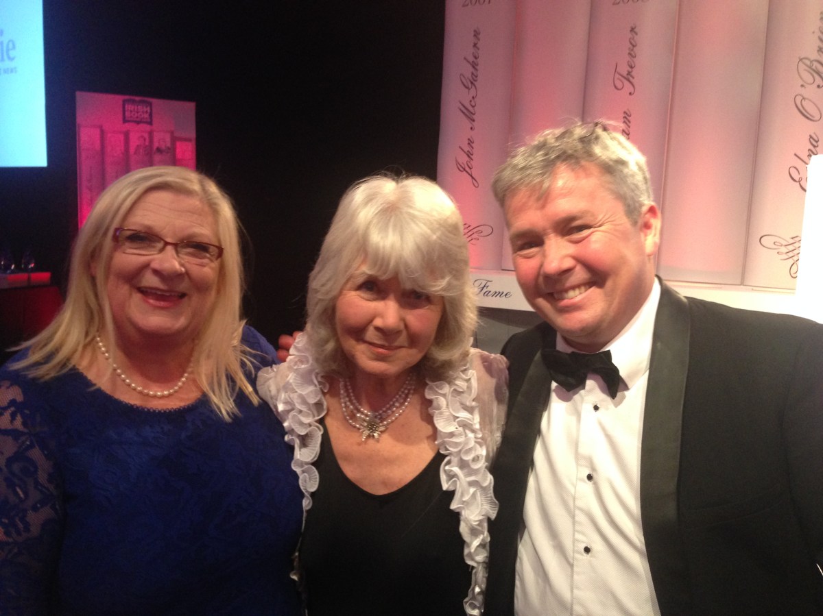 Marita with Jilly Cooper and Bill Scott Kerr