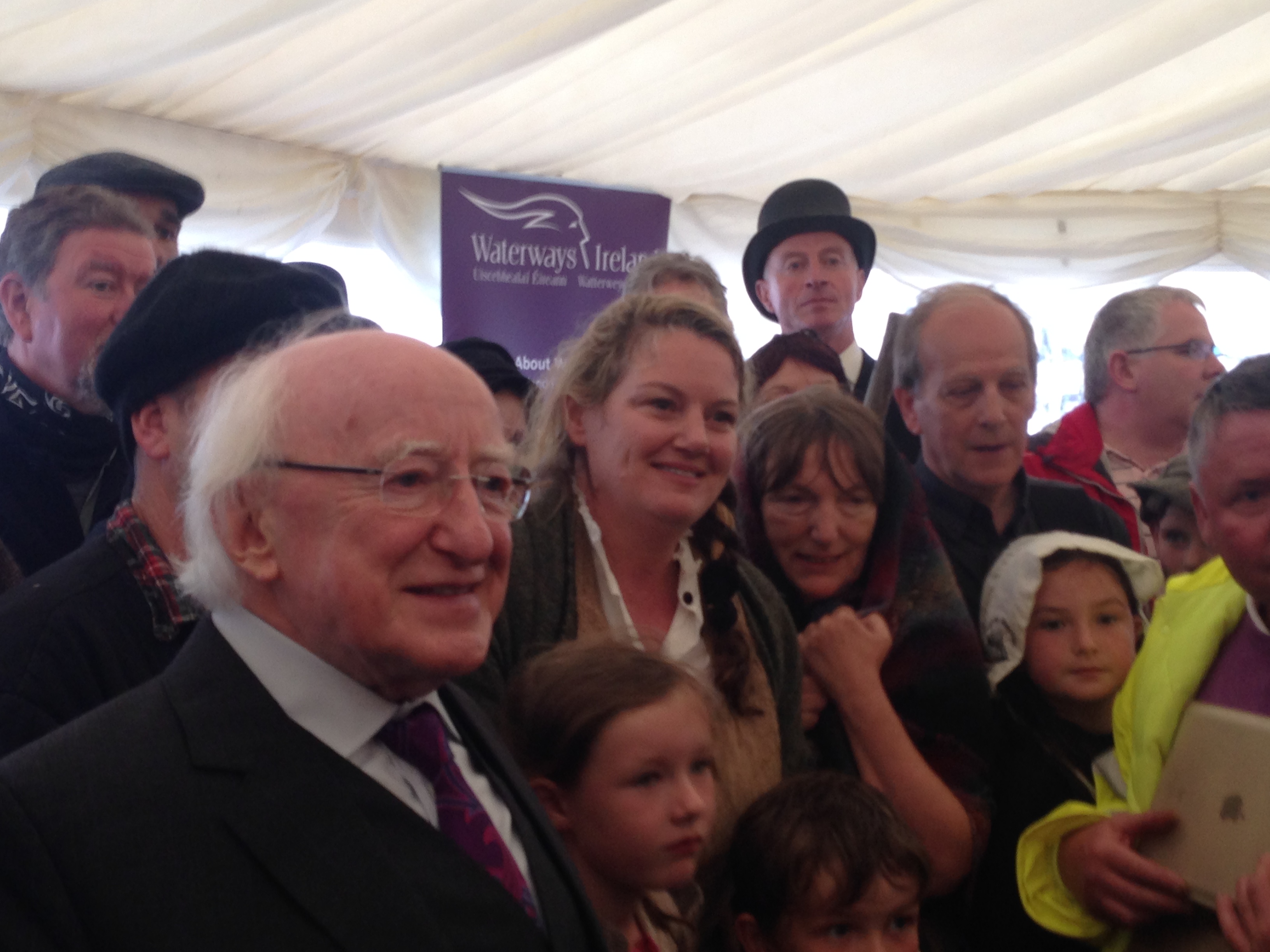 CaroilinCallery_FamineWayWalkers_PresidentMDHiggins